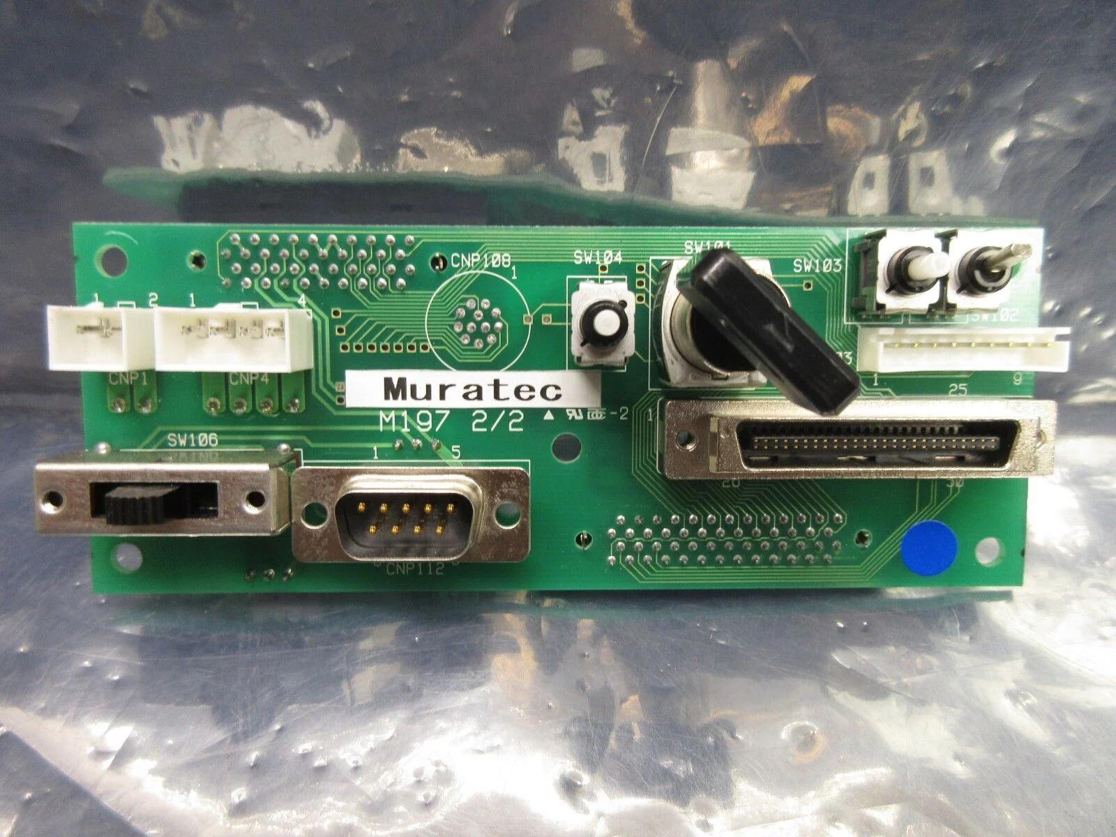 Muratec HASSYC810301 Operator Interface PCB with Key M197 2/2 Used Working - Image 2