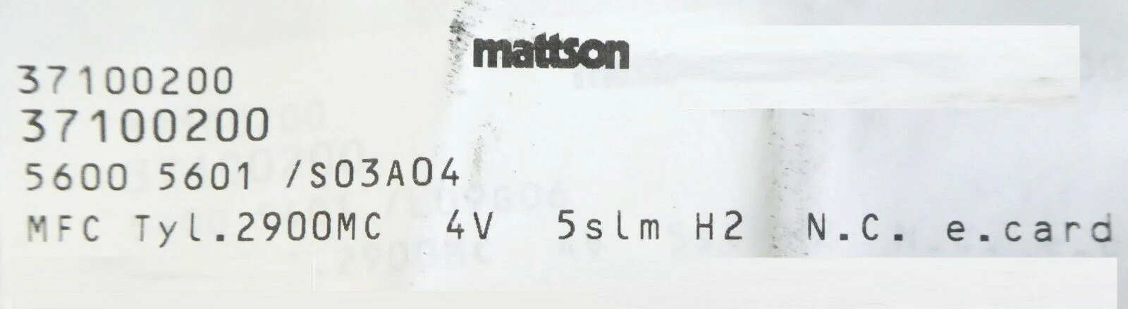 Mykrolis FC-2900M-4V Mass Flow Controller MFC Tylan Mattson 37100200 New Surplus - Image 9