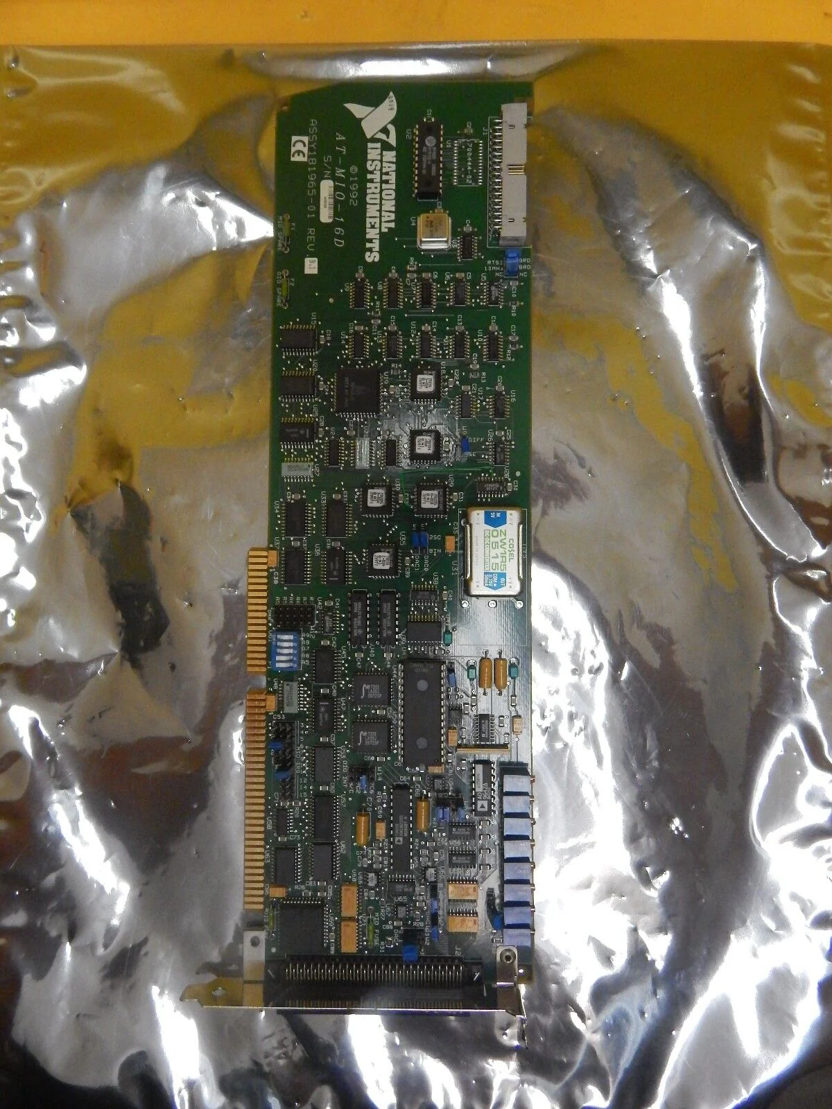 National Instruments AT-MIO-16D Multifunction DAQ PCB Card 181965-01 Used - Image 2