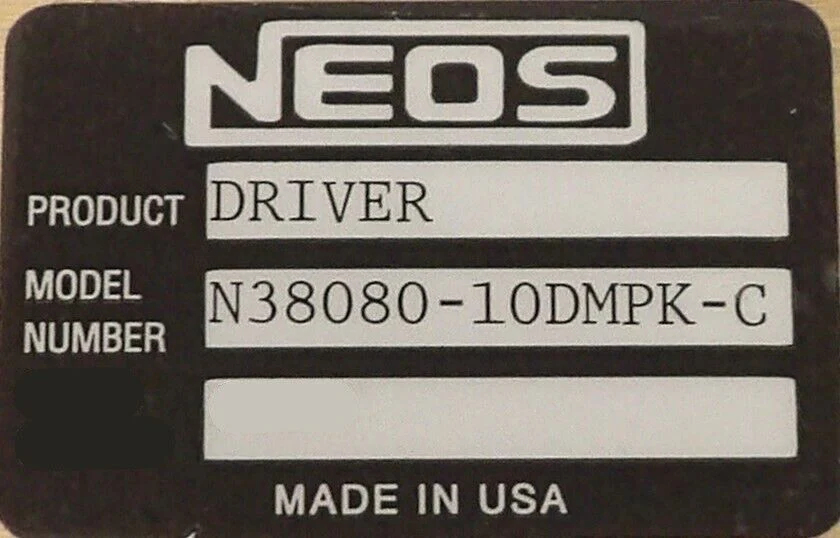 Neos N38080-10DMPK-C Driver Module Assembly Working Surplus - Image 7