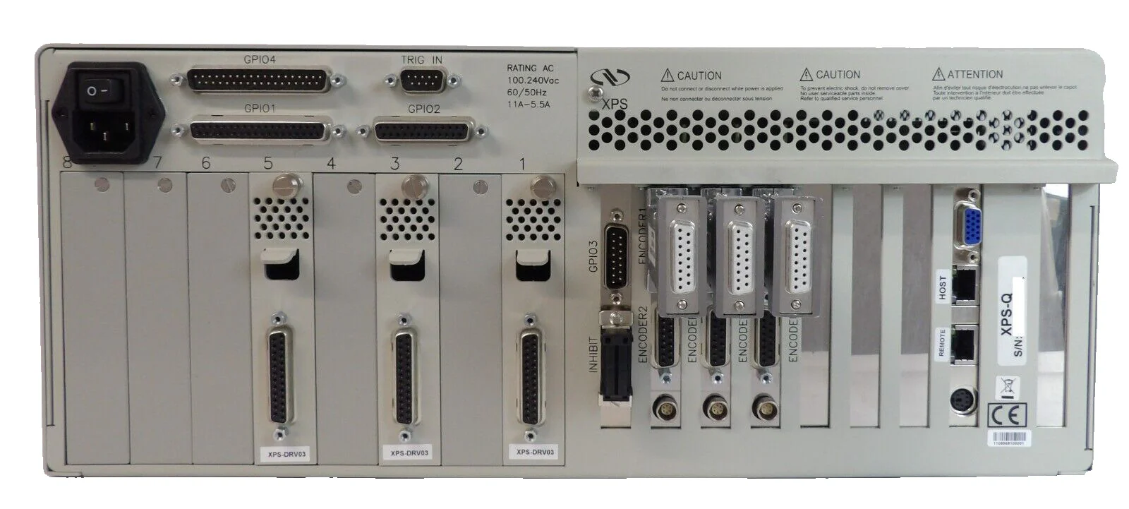 Newport XPS-Q 3-Axis Motion Controller Driver XPS-DRV03 XPS Series Untested - Image 3