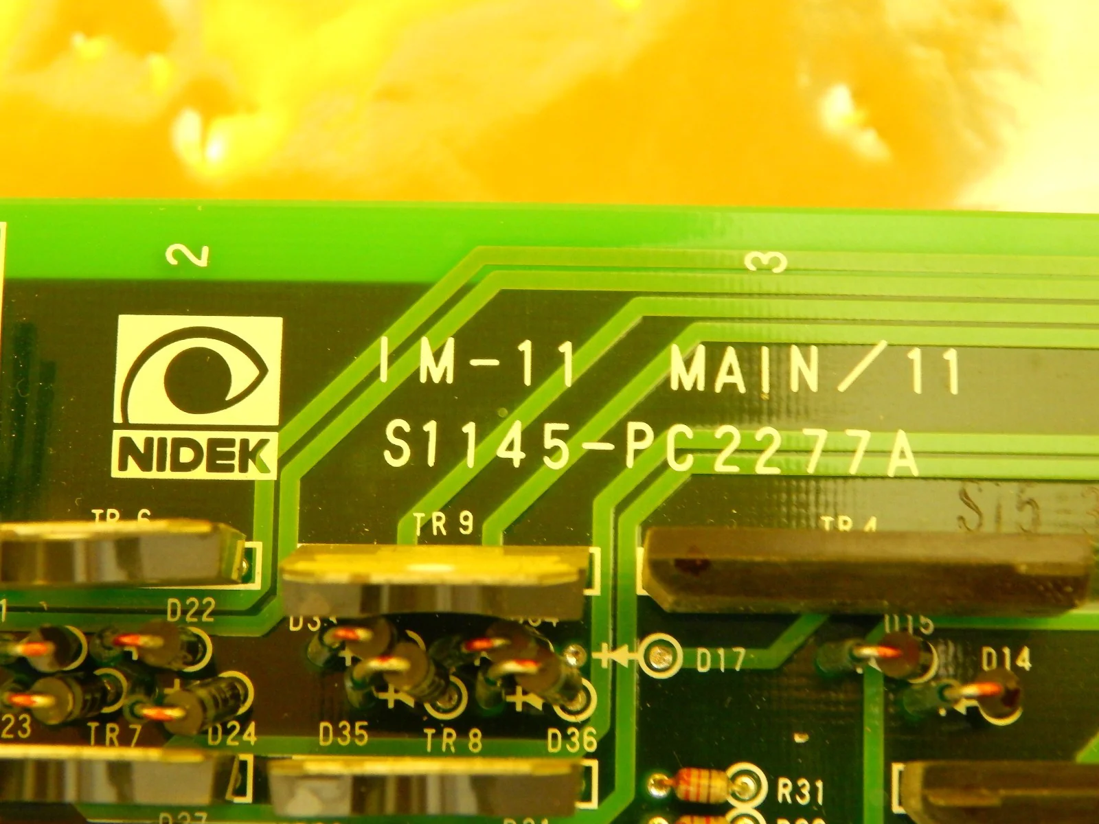 Nidek S1145-PC2277A Wafer Loader IM-11 MAIN/11 PCB IM-14 Working Surplus - Image 2