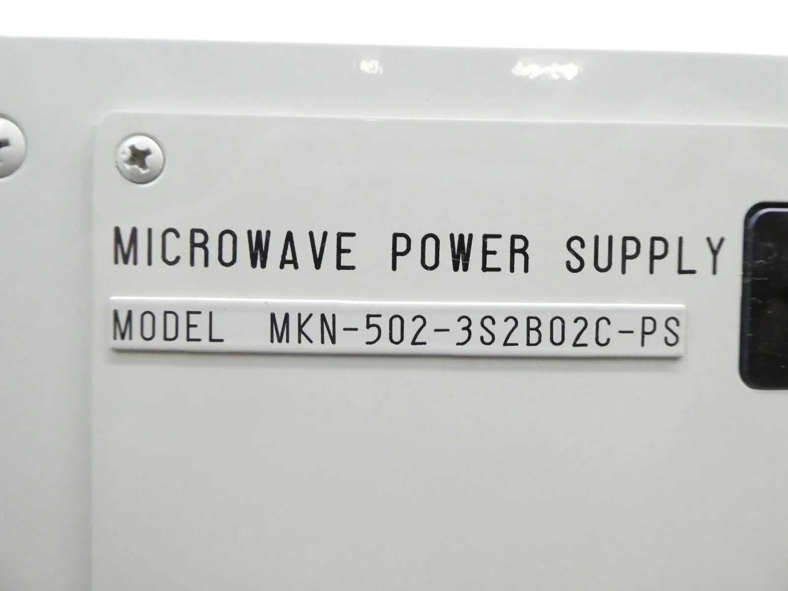 Nihon Koshuha MKN-502-3S2B02C-PS Microwave Power Supply TEL 3C80-000276-11 New - Image 9