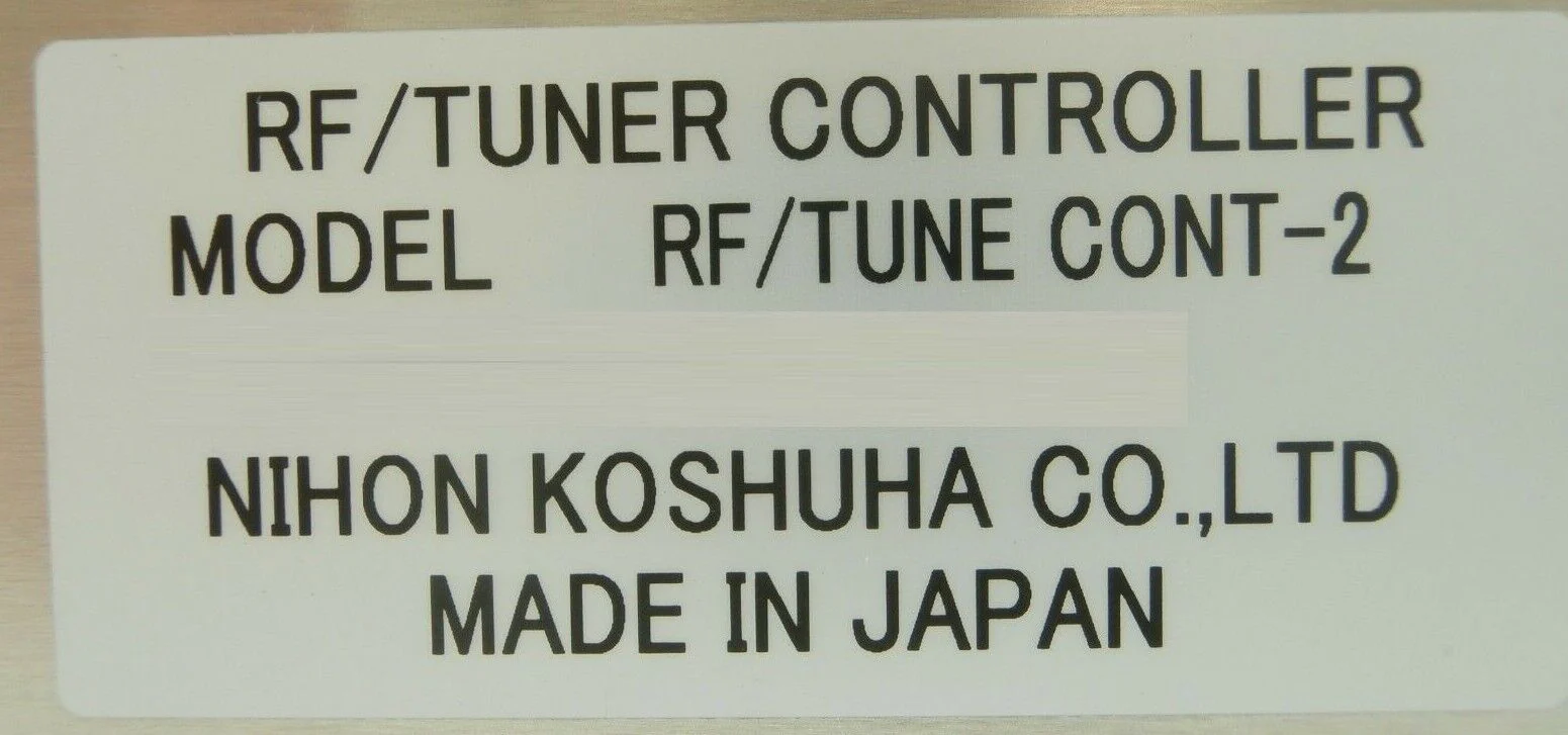 Nihon Koshuha RF/TUNE CONT-2 RF EC2 Antenna Bias Tuner Controller Working - Image 11