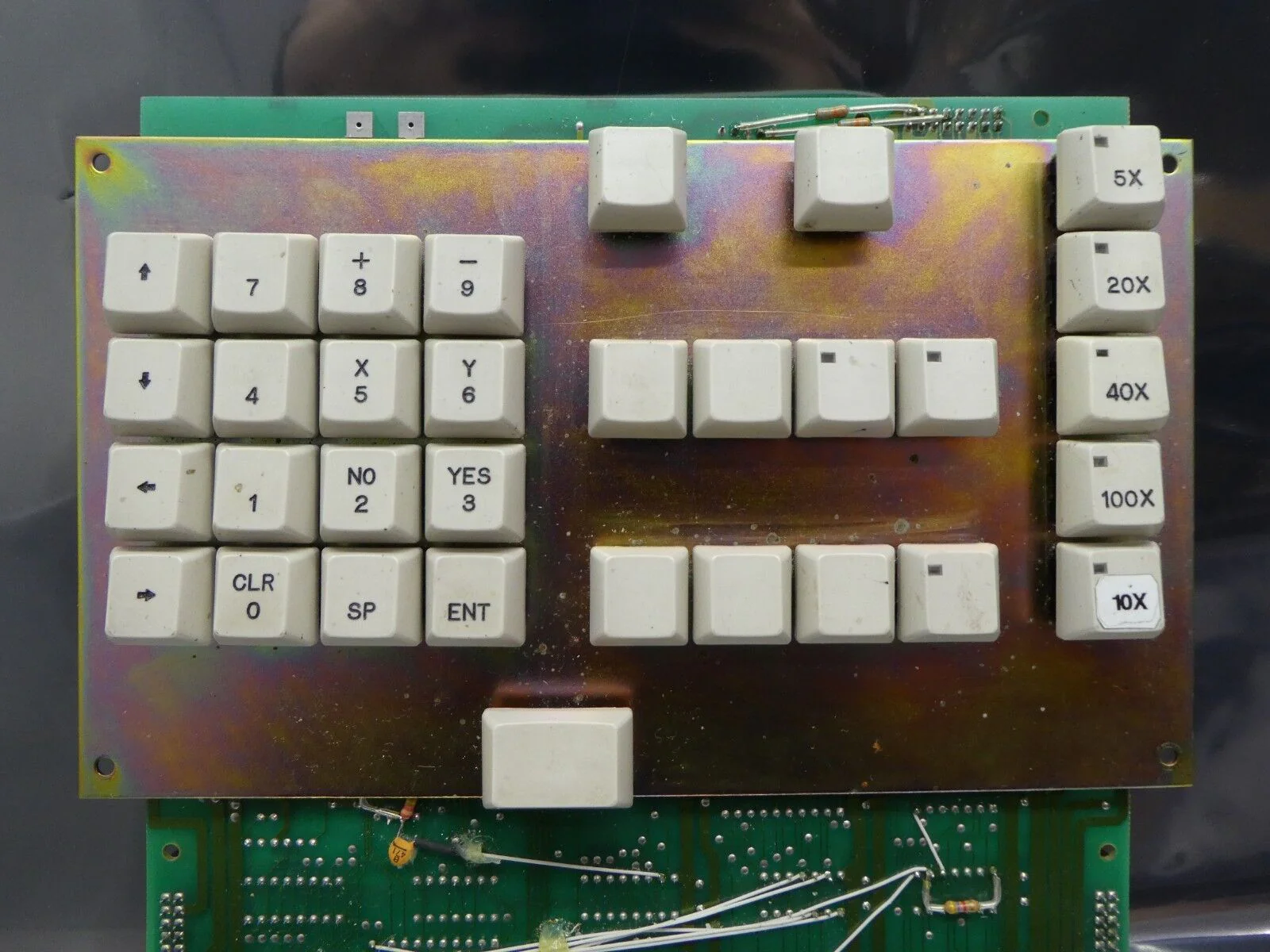 Nikon Precision 2S070-031-4 Microscope Keypad 5x-100x PCB 2S700-386 Working - Image 9