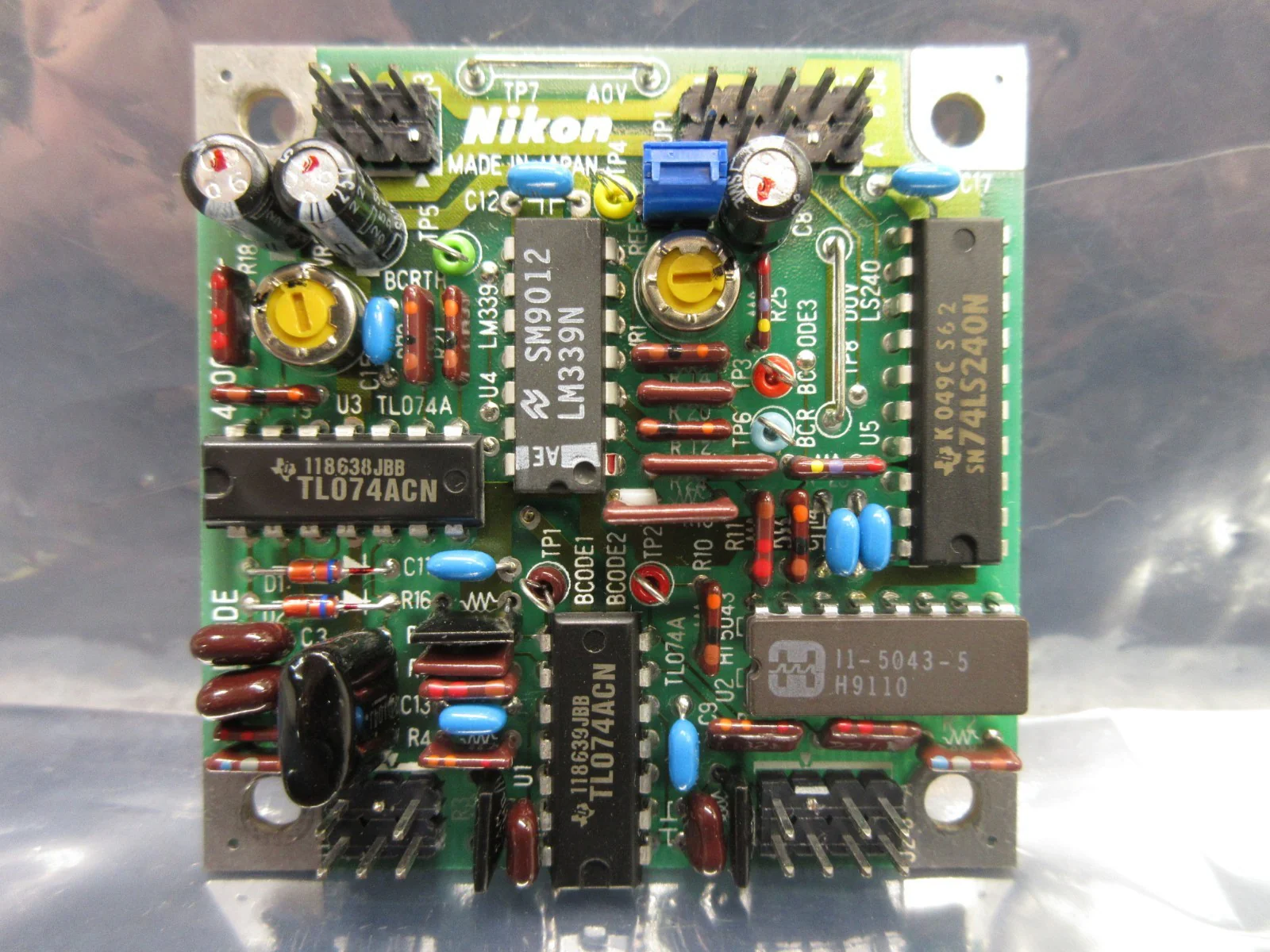Nikon 4S007-149 Processor Board PCB BCODE NSR-1755G7A Step-and-Repeat Used - Image 2