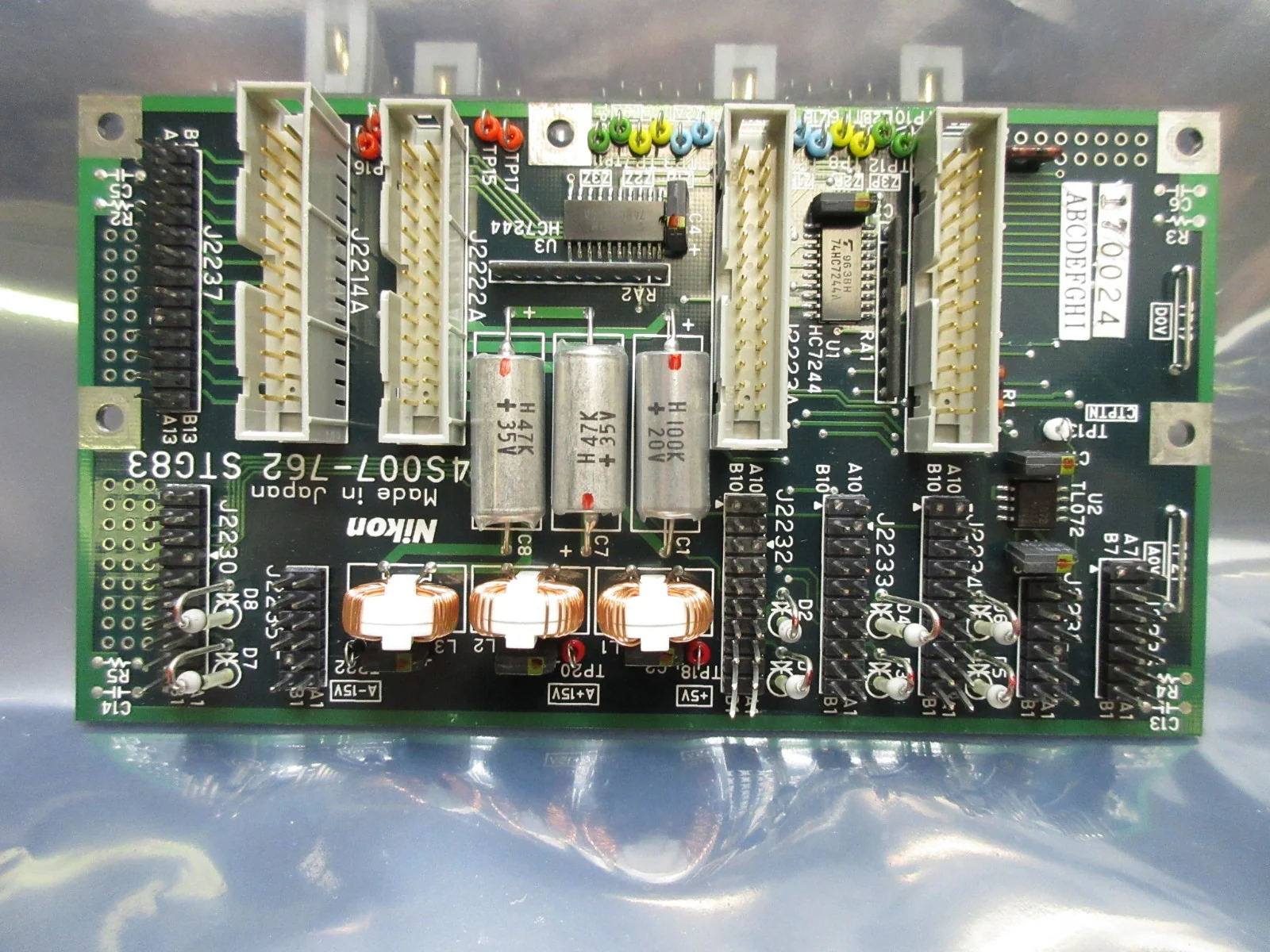 Nikon 4S007-762 Interface Board PCB STG83 NSR-S204B System Used Working - Image 4