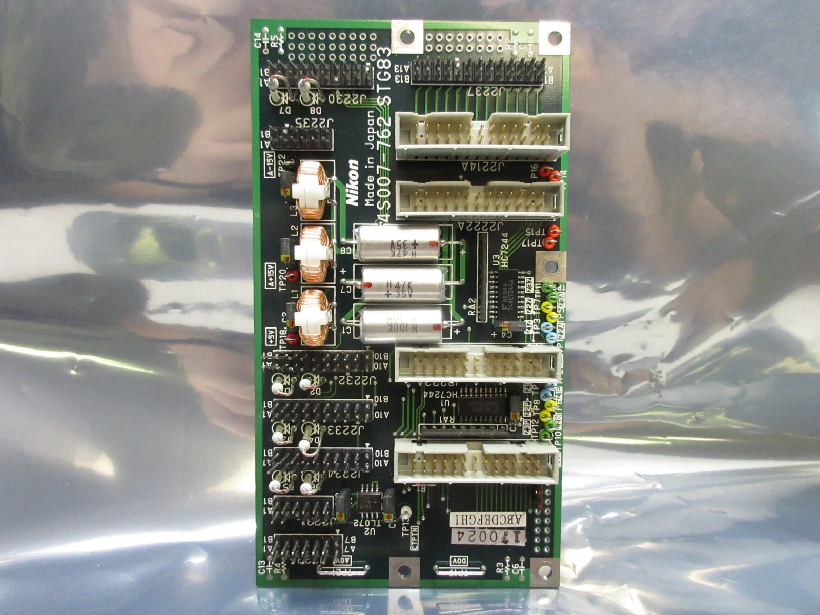 Nikon 4S007-762 Interface Board PCB STG83 NSR-S204B System Used Working - Image 5