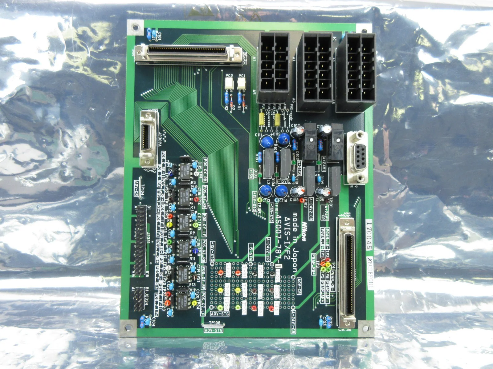 Nikon Precision 4S007-787-1 Interface Board PCB AVIS-I/F2 NSR-S202A Working - Image 5