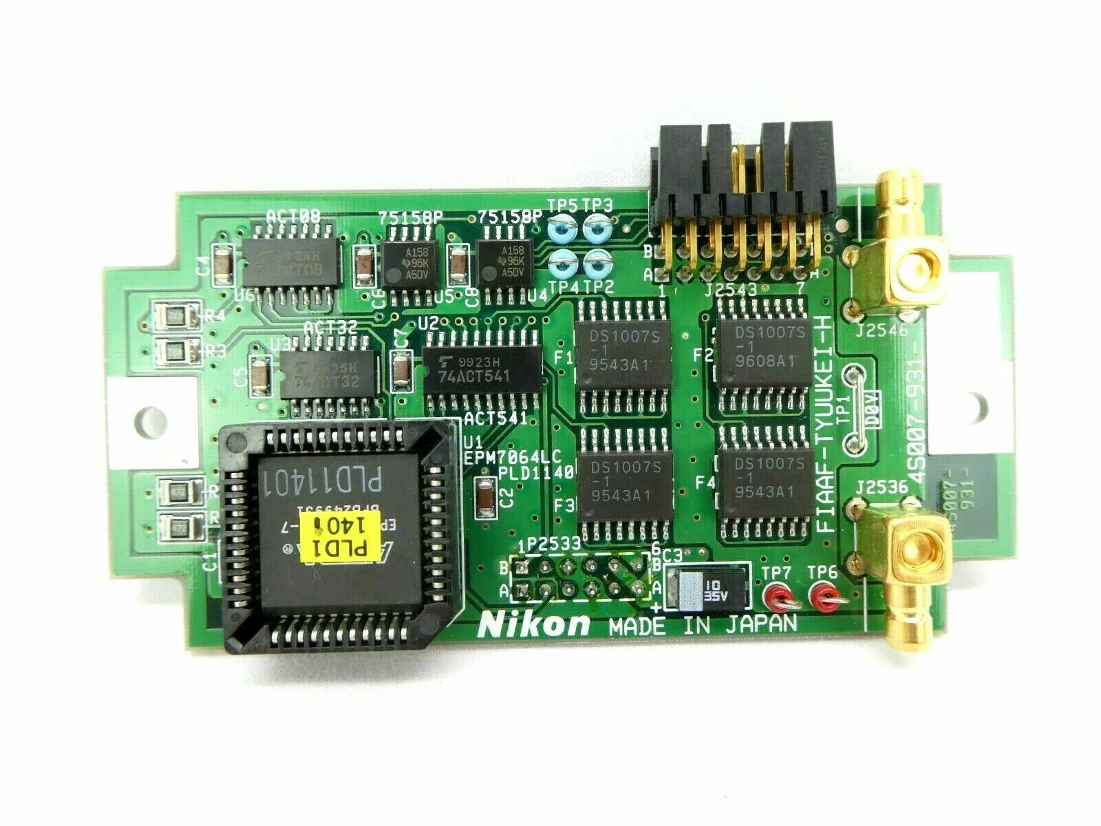 Nikon 4S007-931 Interface Board PCB FIAAF-TYUUKEI-H NSR System Working - Image 2