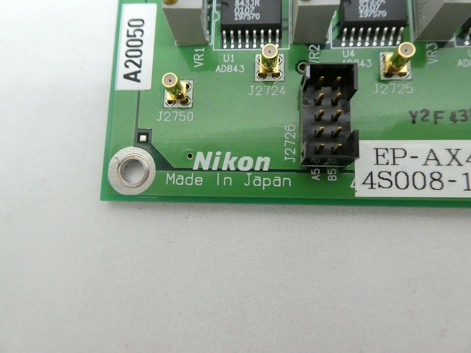 Nikon 4S008-124 Analog to Digital PCB EP-AX4 No IC's NSR Series Working Surplus - Image 12