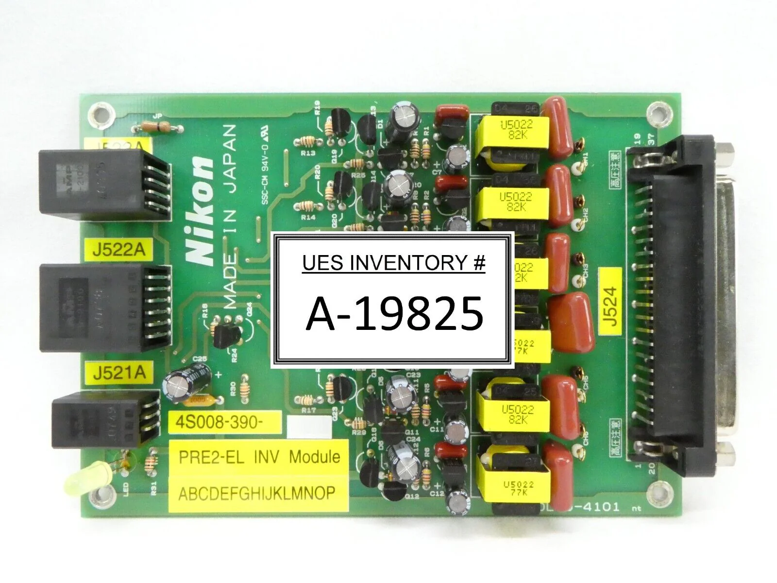 Nikon 4S008-390 PRE2-EL INV Module Board PCB Nikon NSR Series Working Surplus