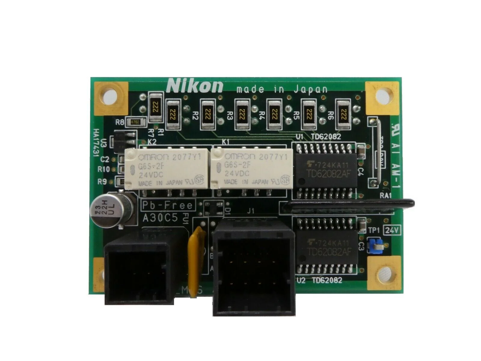 Nikon 4S008-393 Fan Alarm Display Board PCB FAN-ALM-6 NSR-S610C Working Spare - Image 2