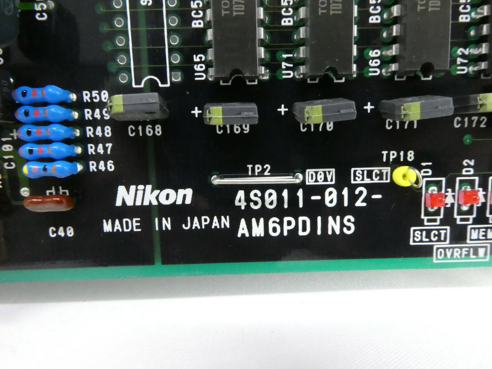 Nikon 4S011-012 Processor PCB Card AM6PDINS NSR System Working Spare - Image 12