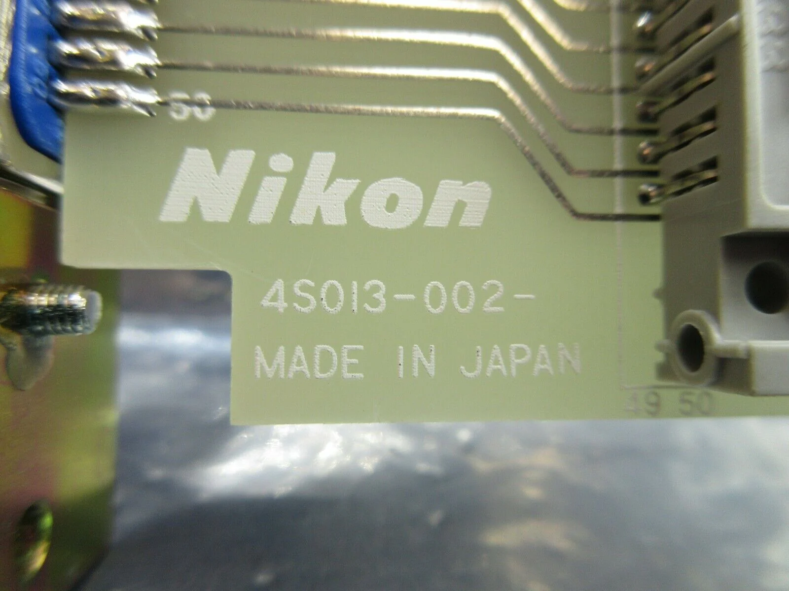 Nikon 4S013-002 Interface Board PCB NSR-1755G7A Step-and-Repeat G-Line Used - Image 12