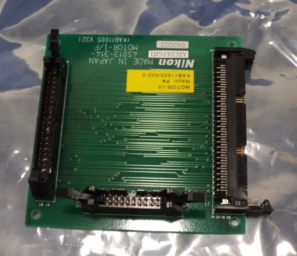 Nikon 4S013-314 Connector Board PCB MOTOR-I/F KAB11005 Optistation 7 Used - Image 5