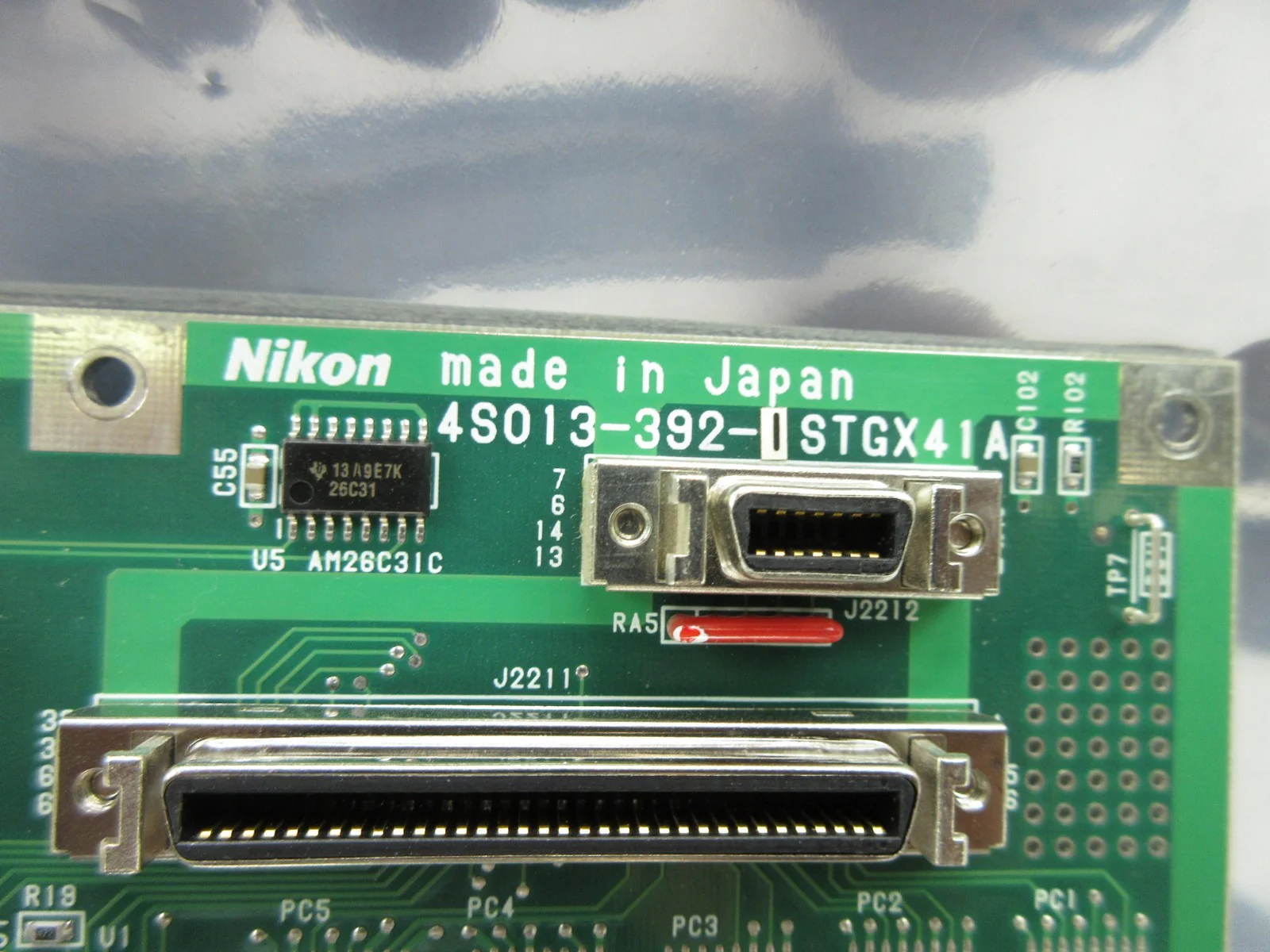 Nikon 4S013-392-1 Relay Interface Board PCB STGX41A NSR-S306C System Used - Image 2