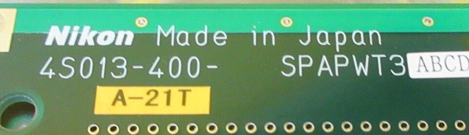Nikon 4S013-400 Backplane Interface Board PCB SPAPWT3 NSR-S204B Used Working - Image 5
