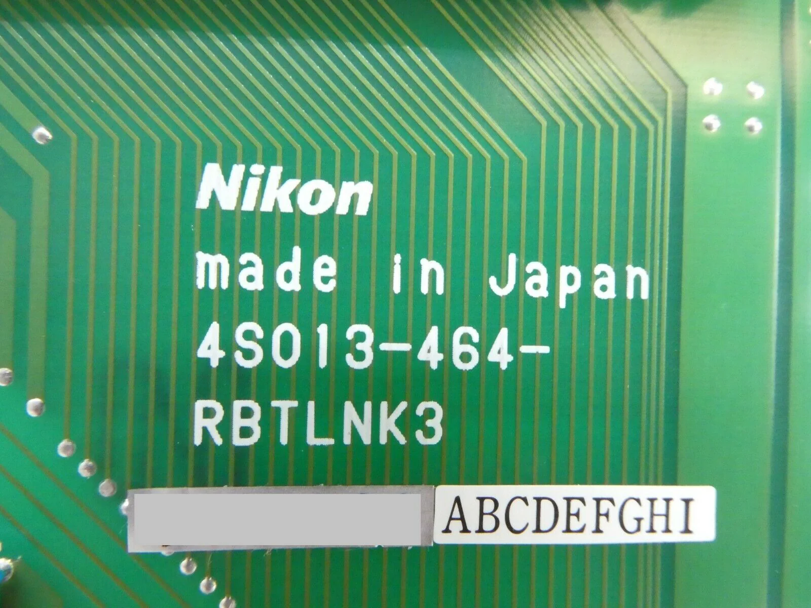 Nikon 4S013-464 Interface Link Board PCB RBTLNK3 NSR-S307E Working Spare - Image 8