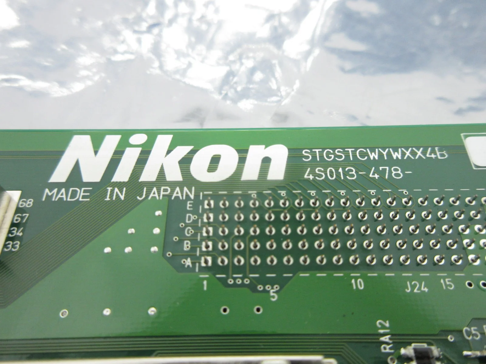 Nikon 4S013-478 Backplane Interface Board PCB STGSTCWYWXX4B NSR-S307E Used - Image 2