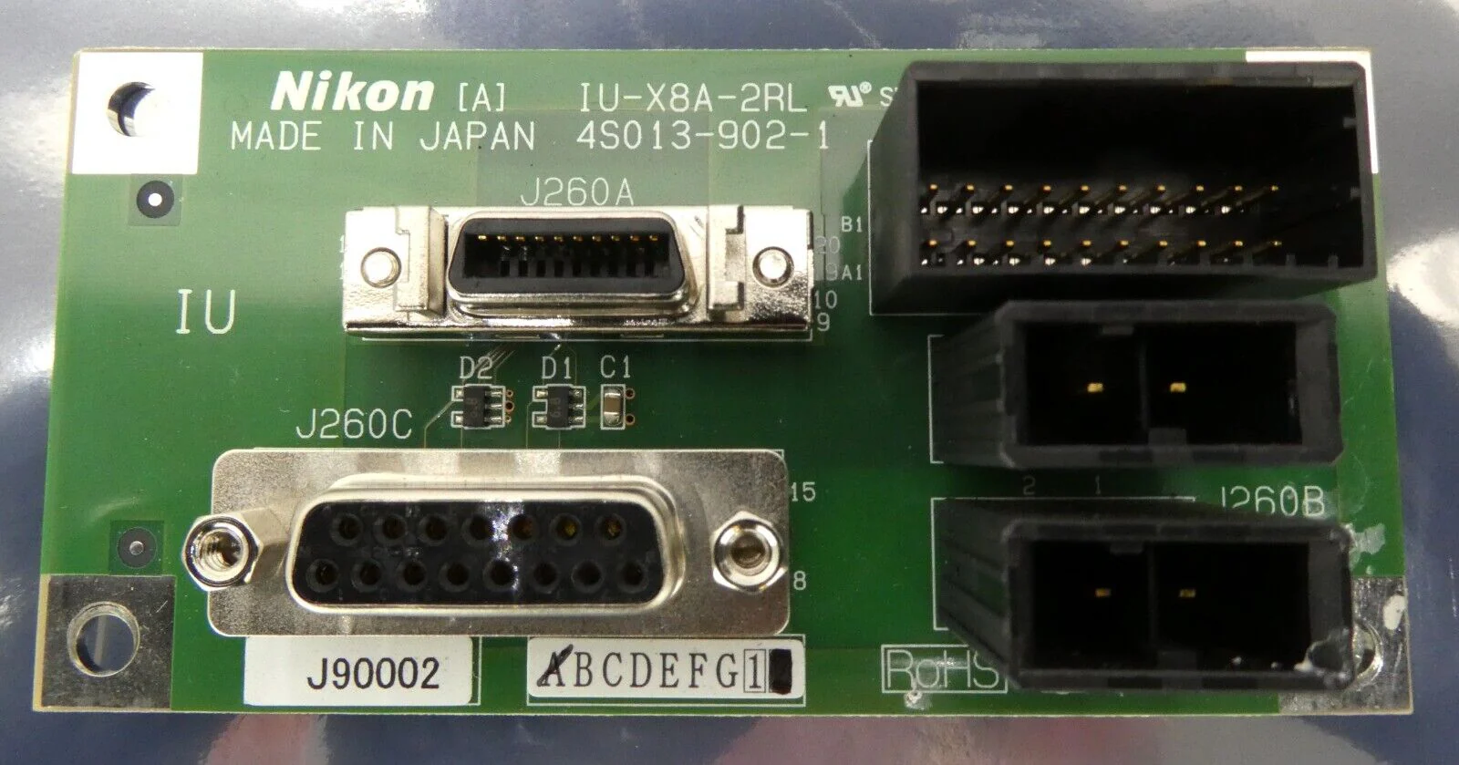 Nikon 4S013-902-1 Interface Board PCB IU-X8A-2RL NSR System Working Surplus - Image 2