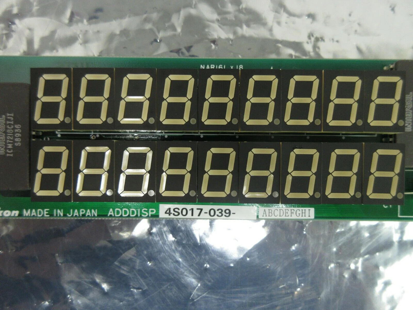 Nikon 4S017-039 Display Board PCB ADDDISP NSR System Used Working - Image 10