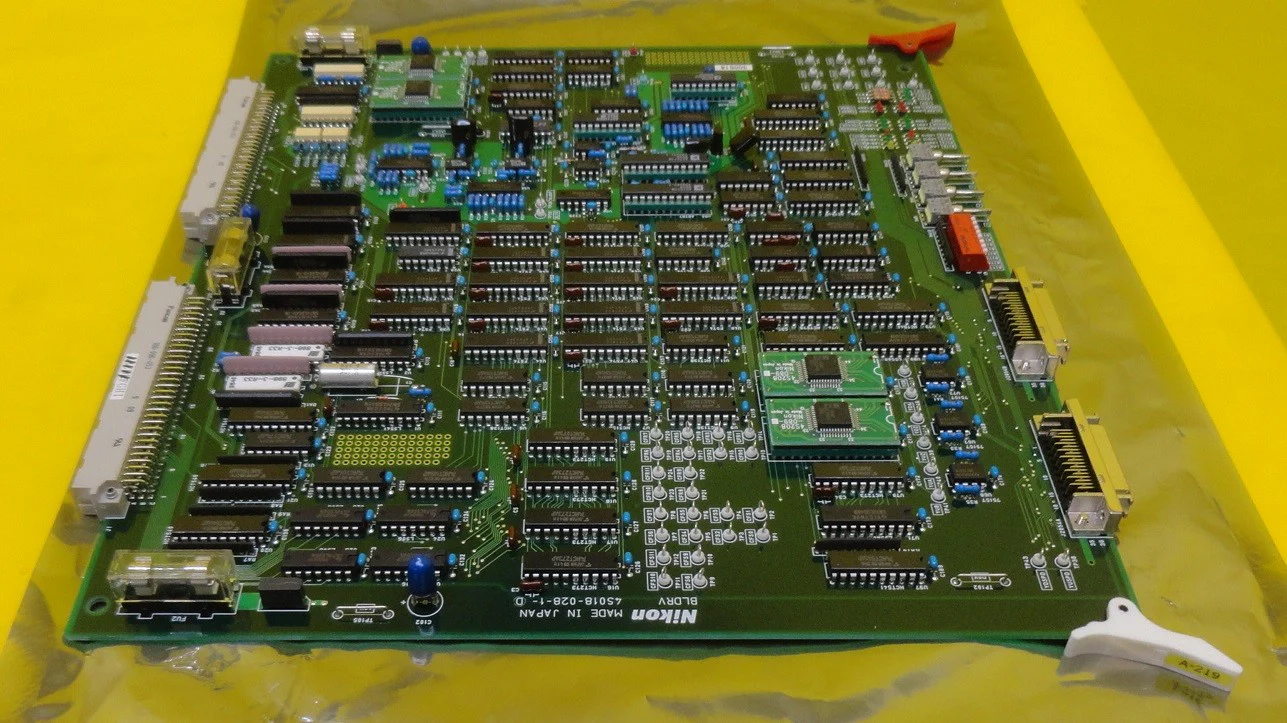Nikon 4S018-028-1-D Interface Relay Card PCB BLDRV NSR-S202A Used Working - Image 2