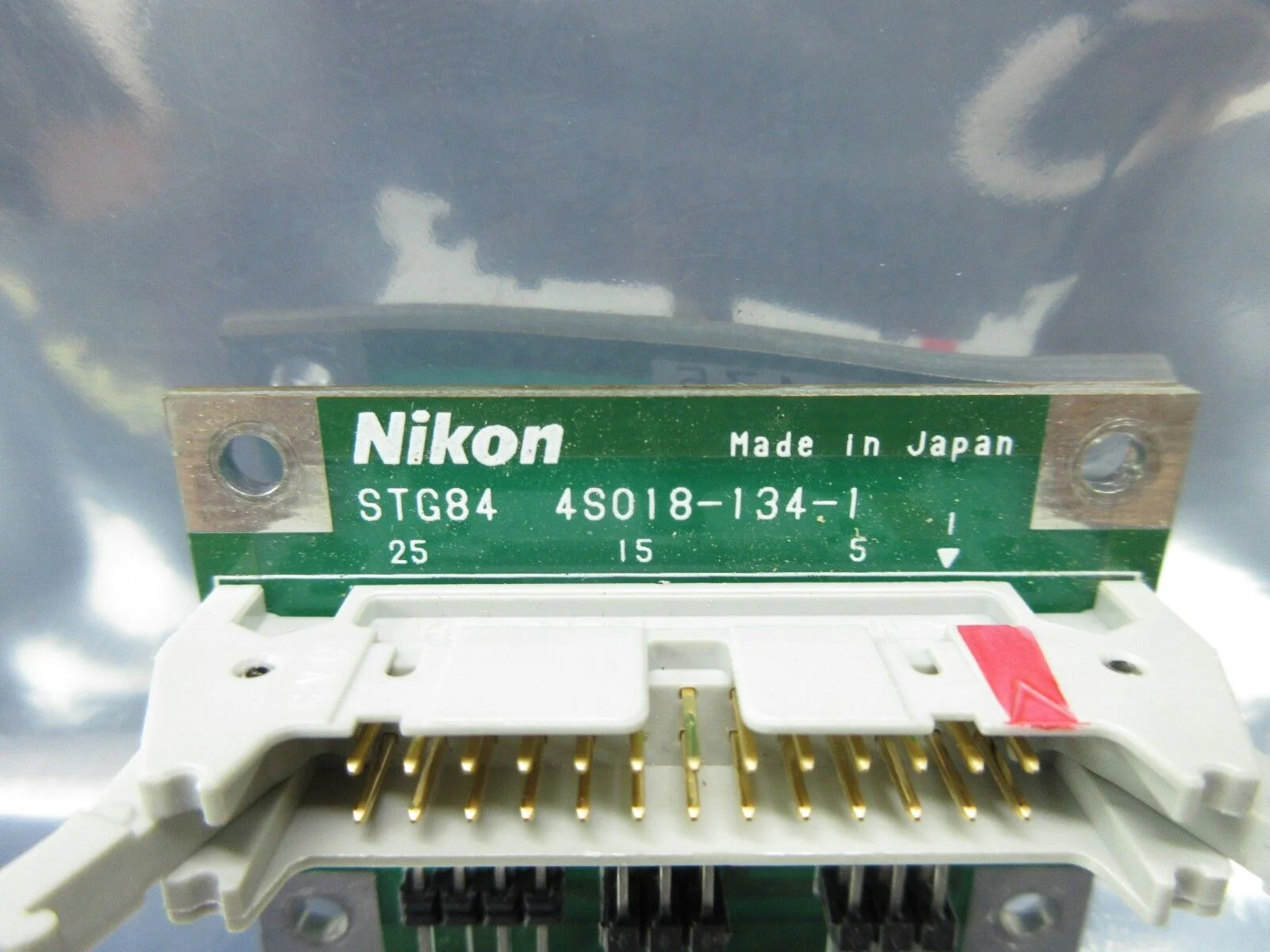 Nikon 4S018-134-1 Interface Relay Board PCB STG84 NSR-S204B Used Working - Image 3