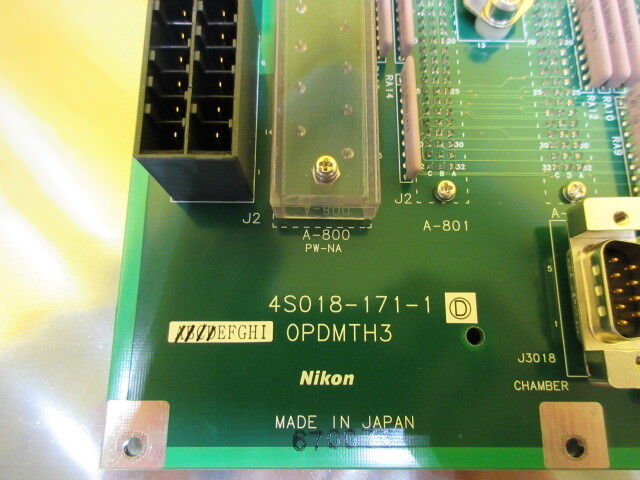 Nikon 4S018-171-1D Backplane Interface Board PCB OPDMTH3 NSR-S202A System Used - Image 2