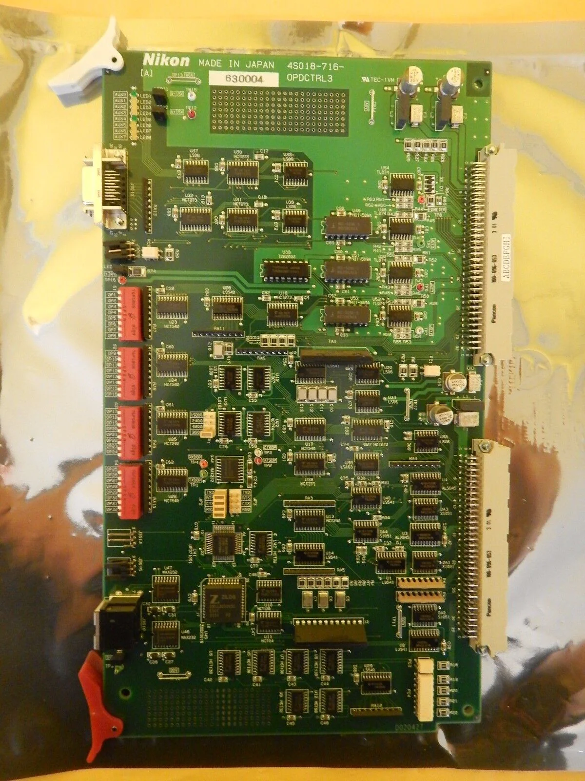 Nikon Precision 4S018-716 Relay Control Board PCB OPDCTRL3 NSR 300mm Working - Image 5