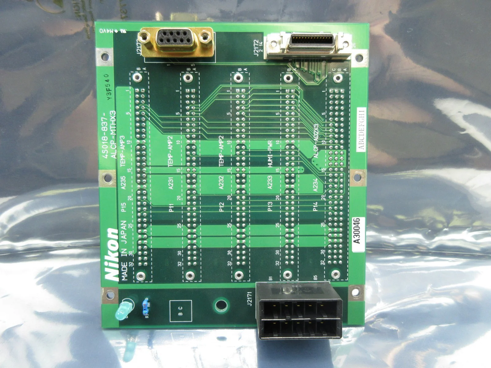 Nikon 4S018-837 Backplane Interface Board PCB ALCP-MTHX3 NSR-S306C Used Working - Image 2