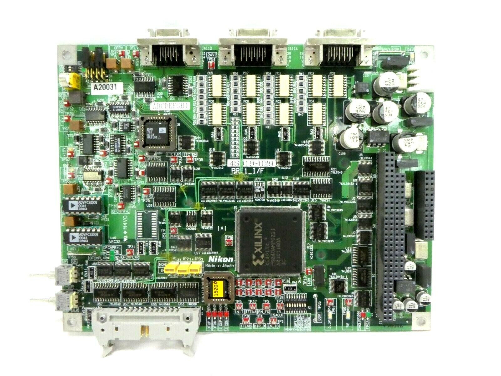 Nikon 4S019-029 Prealigner 1 Interface Board PCB PRE1_I/F NSR-S205C Working - Image 2