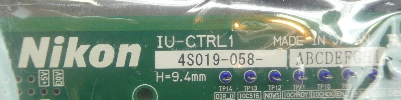 Nikon 4S019-058AN Control PCB IU-CTRL1 4S019-058 NSR System New Surplus - Image 11