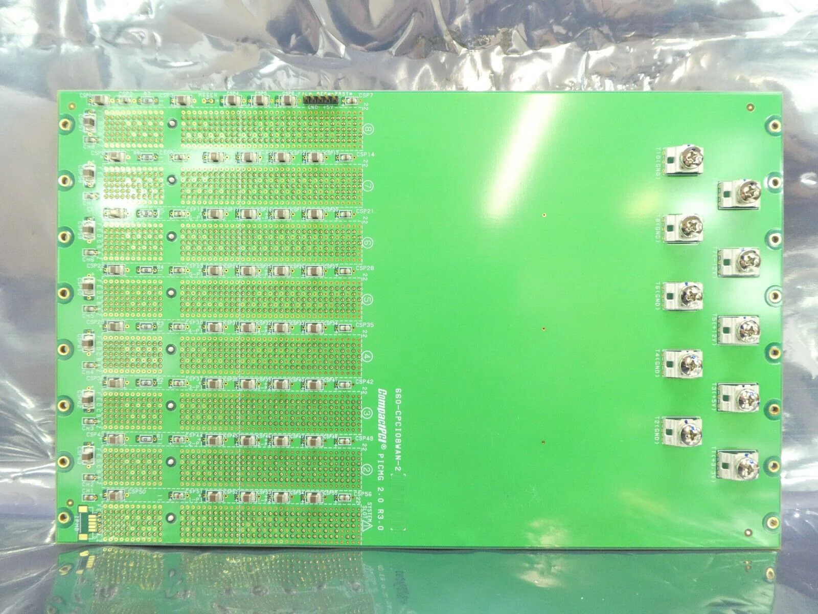 Nikon 4S019-383-Ⓐ ALG-MTHR Backplane PCB 660-CPCI08WAN-2 PICMG 2.0 NSR FX-601F - Image 3