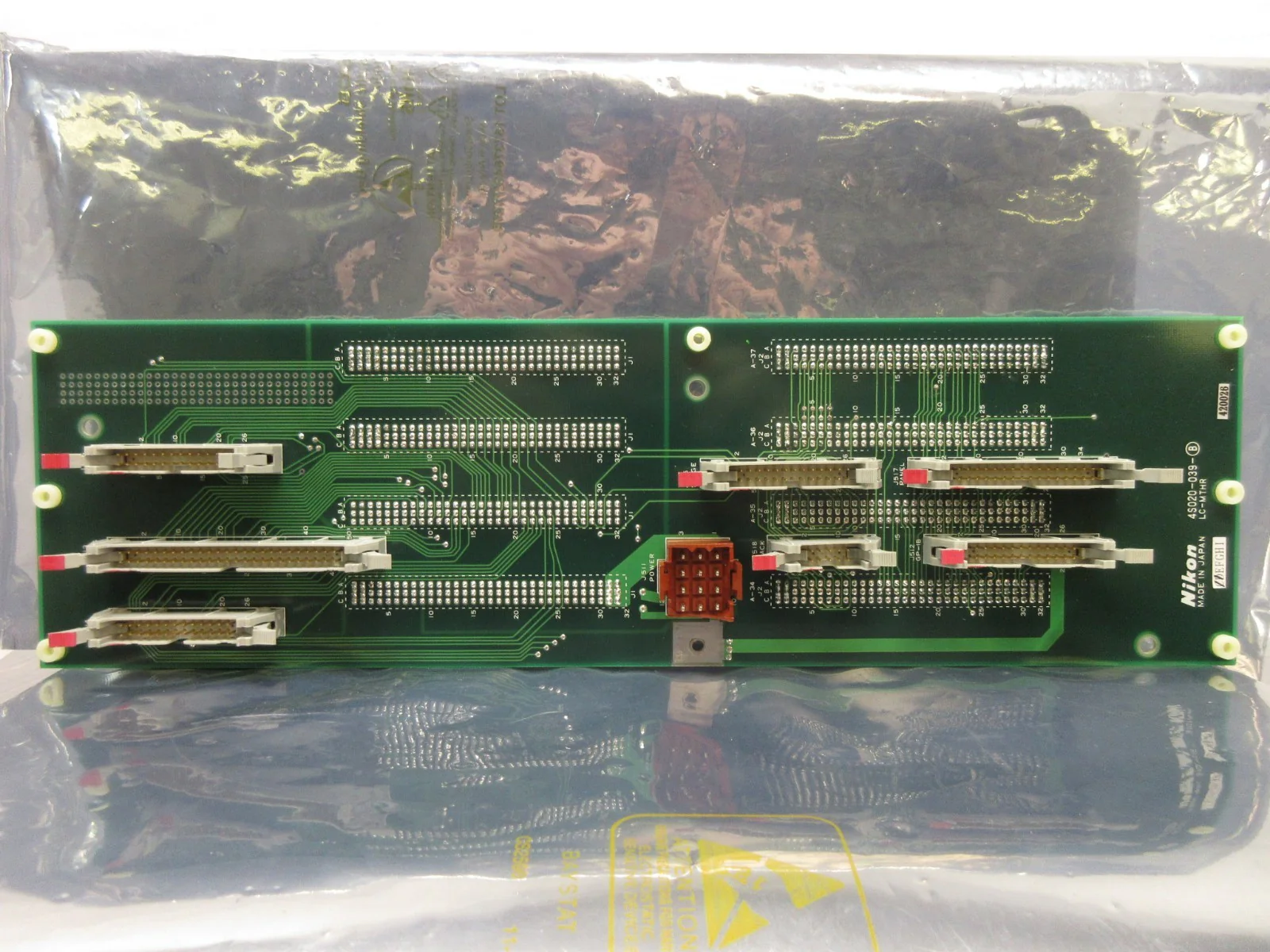 Nikon 4S020-039-Ⓑ Backplane Interface Board PCB LC-MTHR NSR System Used Working - Image 2