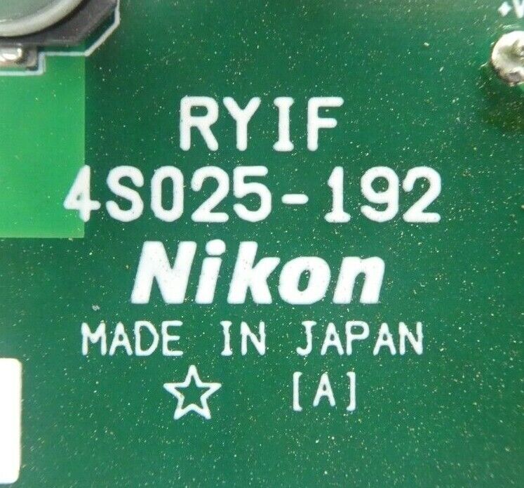 Nikon 4S025-192 Interface PCB RYIF NSR Series Working Surplus - Image 12