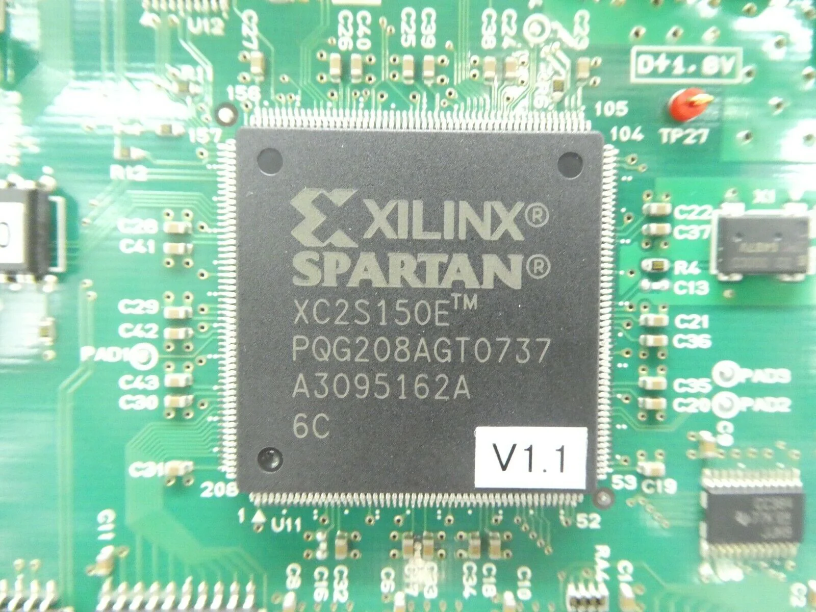 Nikon 4S025-252 PCB Card BSA-CLCNT NSR FX-601F Broken Tab As-Is - Image 9