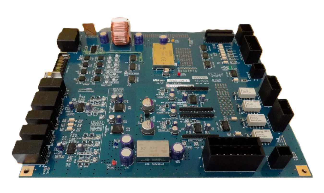 Nikon Precision 4S025-300-1 Interface Board PCB X8_WLDB NSR-S620D Working