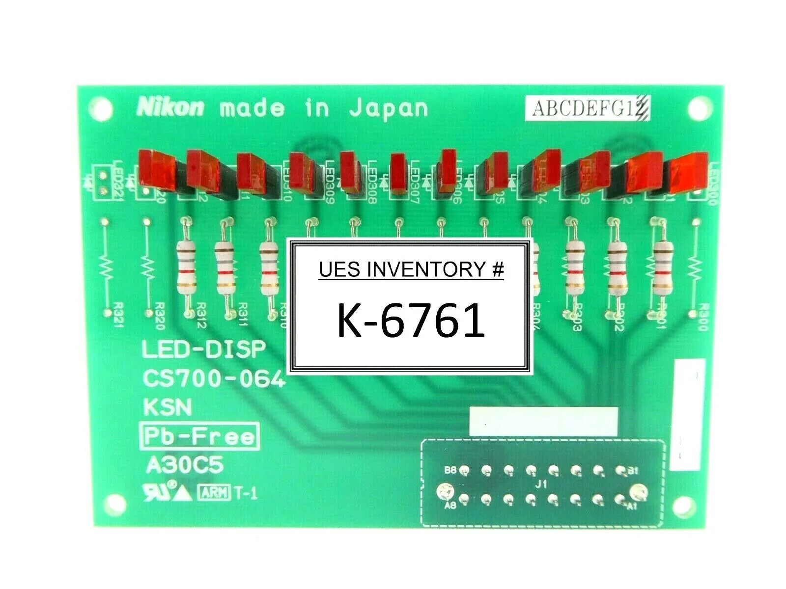 Nikon CS700-064 LED Display Board PCB LED-DISP NSR-S610C System Working Spare