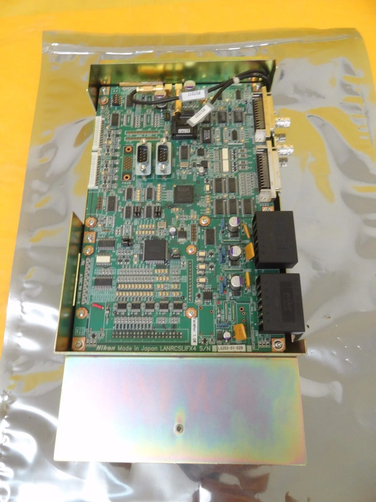 Nikon LANRCSLIFX4 Interface Board PCB FarmVer. 1.01 NSR-S307E DUV 300mm Used - Image 3