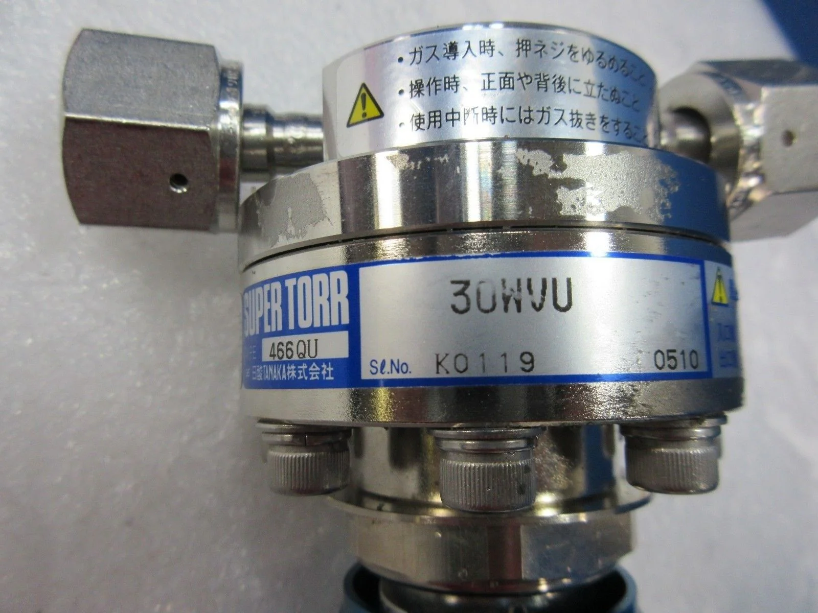 Nissan Tanaka 30WVU Super Torr Manual Regulator Valve 466QU Lot of 3 used works - Image 2
