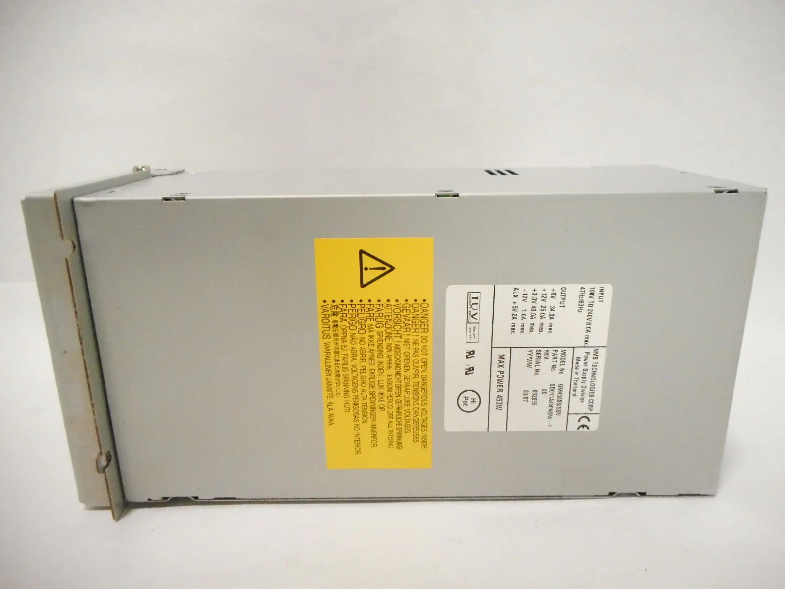 NMB Technologies SD011A450NSW-1 Power Supply GM450SSISSV Reseller Lot of 10 Used - Image 12