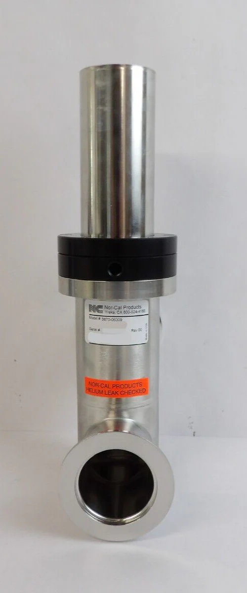 Nor-Cal Products 3870-06309 Pneumatic Angle Valve AMAT Working Surplus - Image 2