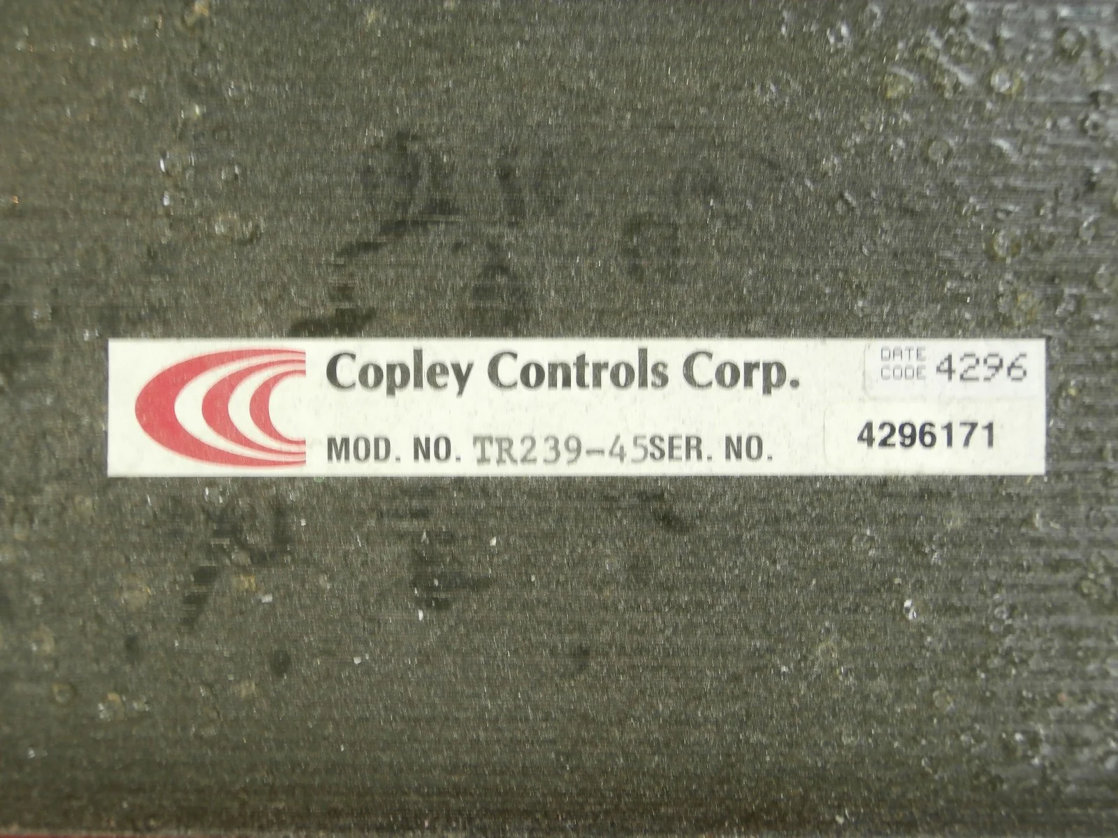 Nordiko Rotating Magnet Power Supply Copley TR239-45 9550 PVD Sputtering Surplus - Image 8