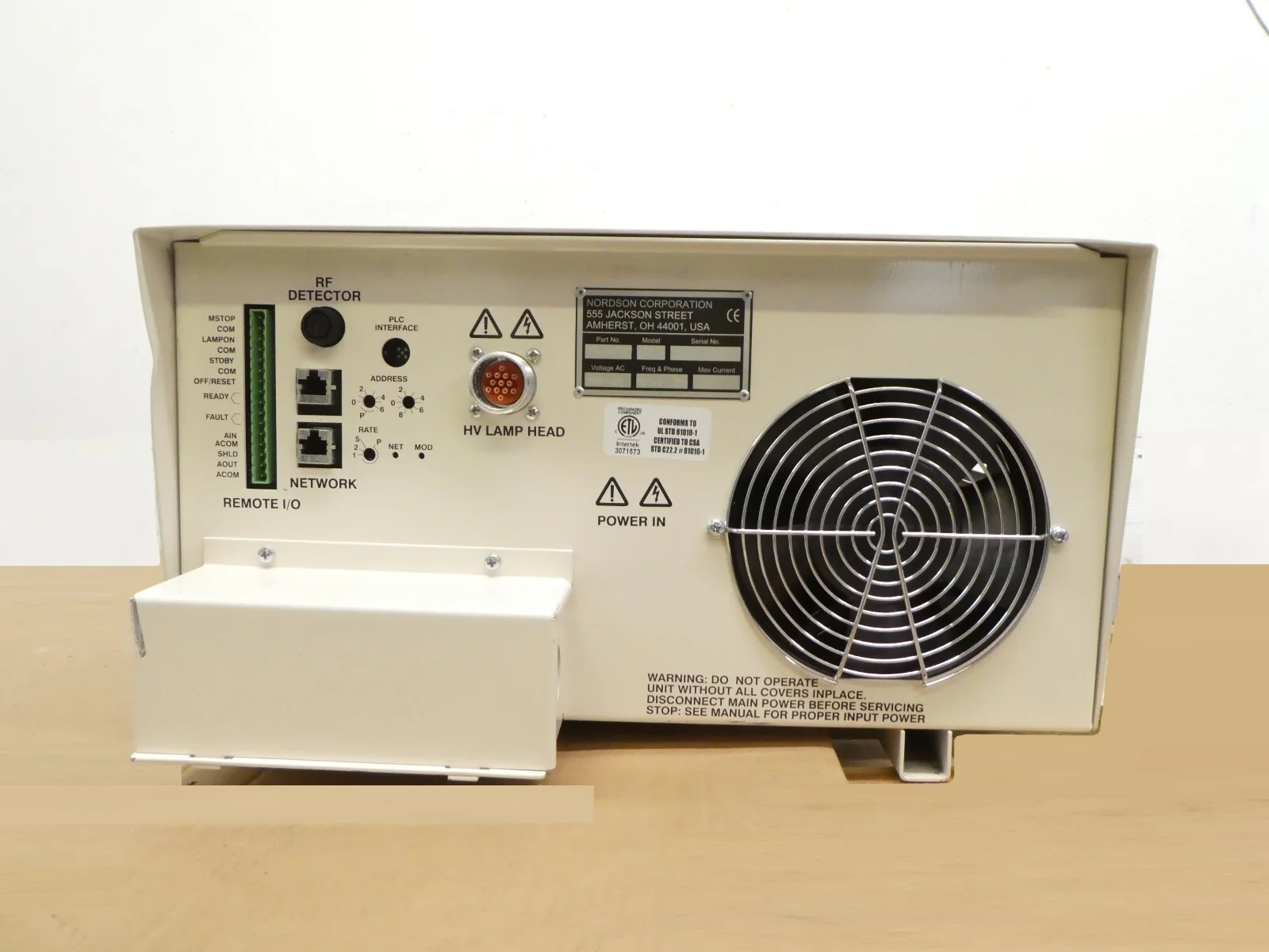 Nordson D99-UVETL17 UV Curing Systems MPS2-610V CoolWave 2 CW2 Untested As-Is - Image 3