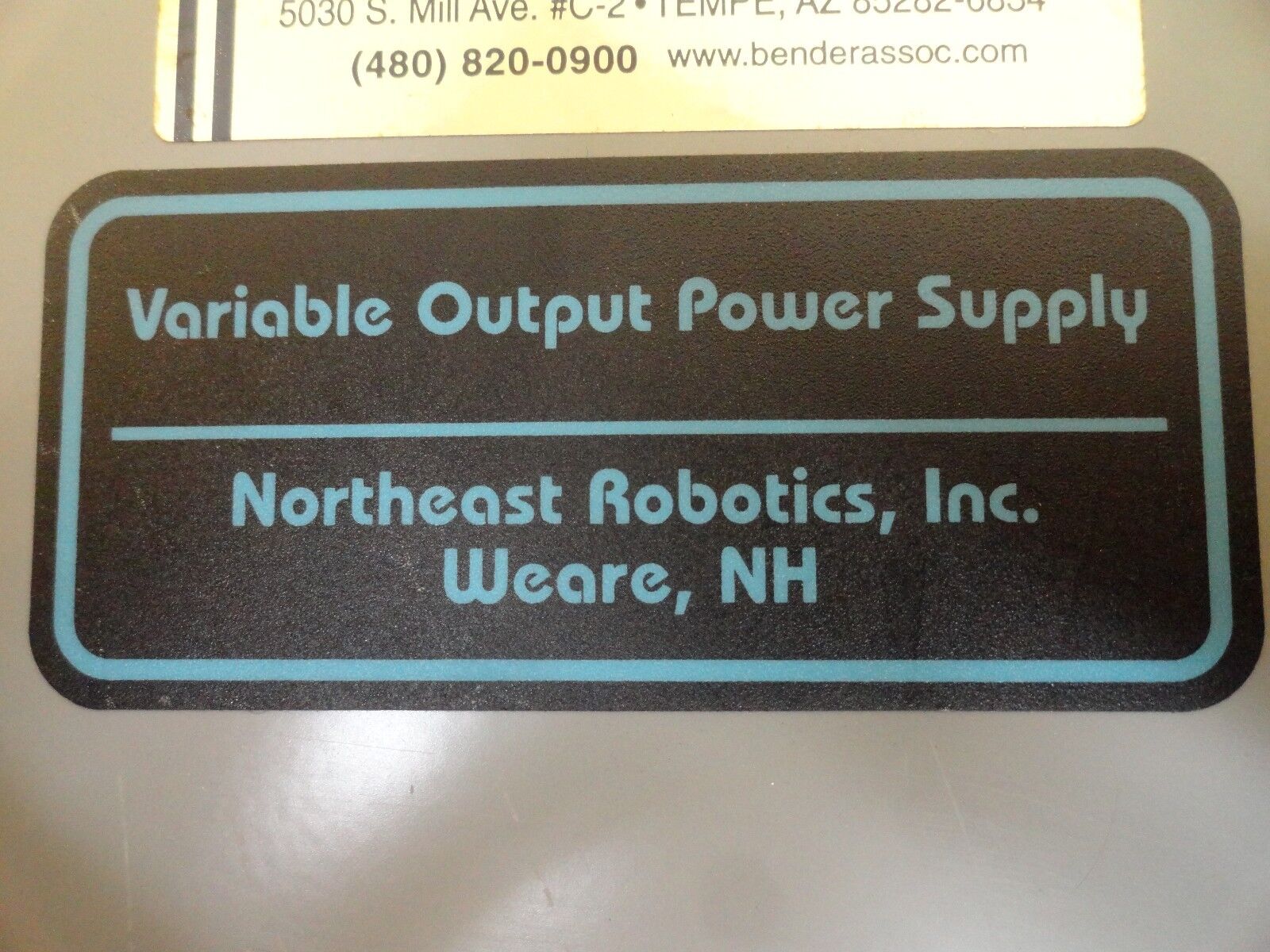 Northeast Robotics 501200 Variable Output Power Supply RSVI Used Working - Image 5