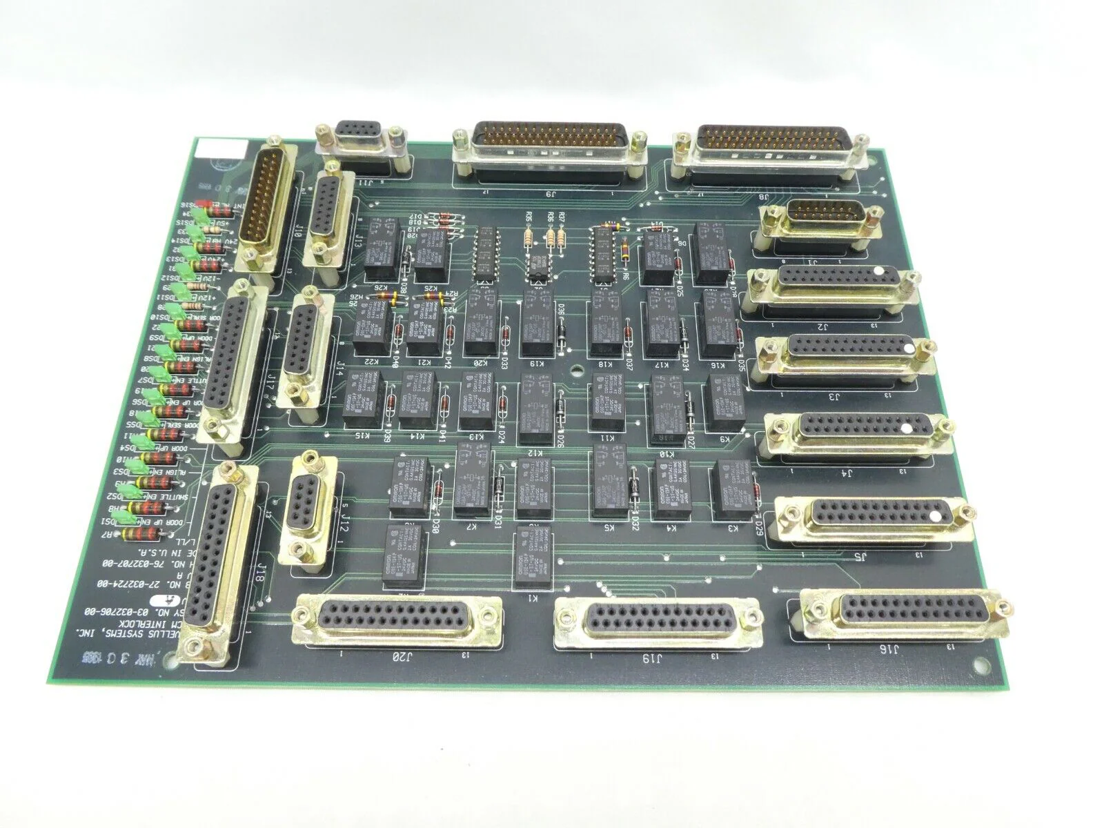 Novellus Systems 03-032706-00 DLCM Interlock PCB Rev. A New Surplus - Image 5