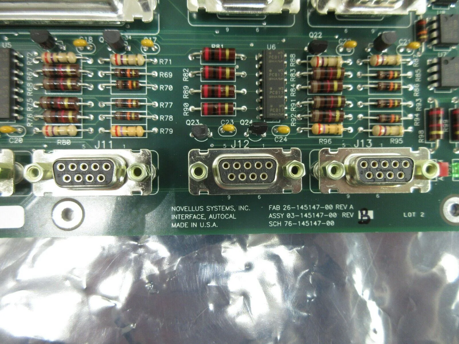 Novellus Systems 03-145147-00 Interface Autocal Board PCB Rev. B Used Working - Image 11