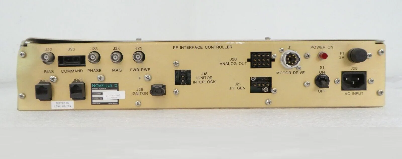 Novellus Systems 04-719317-04 RF Interface Controller Dented Spare Surplus - Image 2
