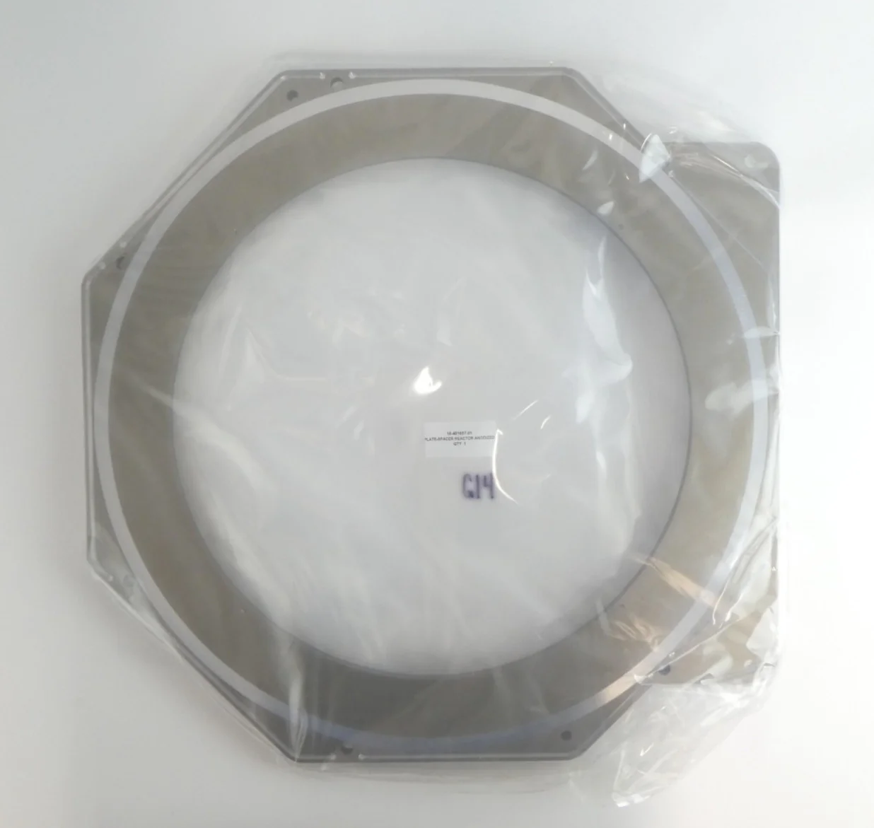 Novellus Systems 16-401657-01 Anodized Reactor Spacer Plate Lot of 3 New - Image 2